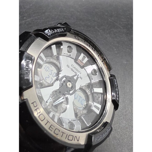 Casio G-Shock 5229 GA-200BW Black/Sliver Digital/Analog Works! (new battery) main image 4
